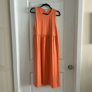 J. Crew Factory Knit Midi Dress XL - Fresh Cantaloupe  - Like New!